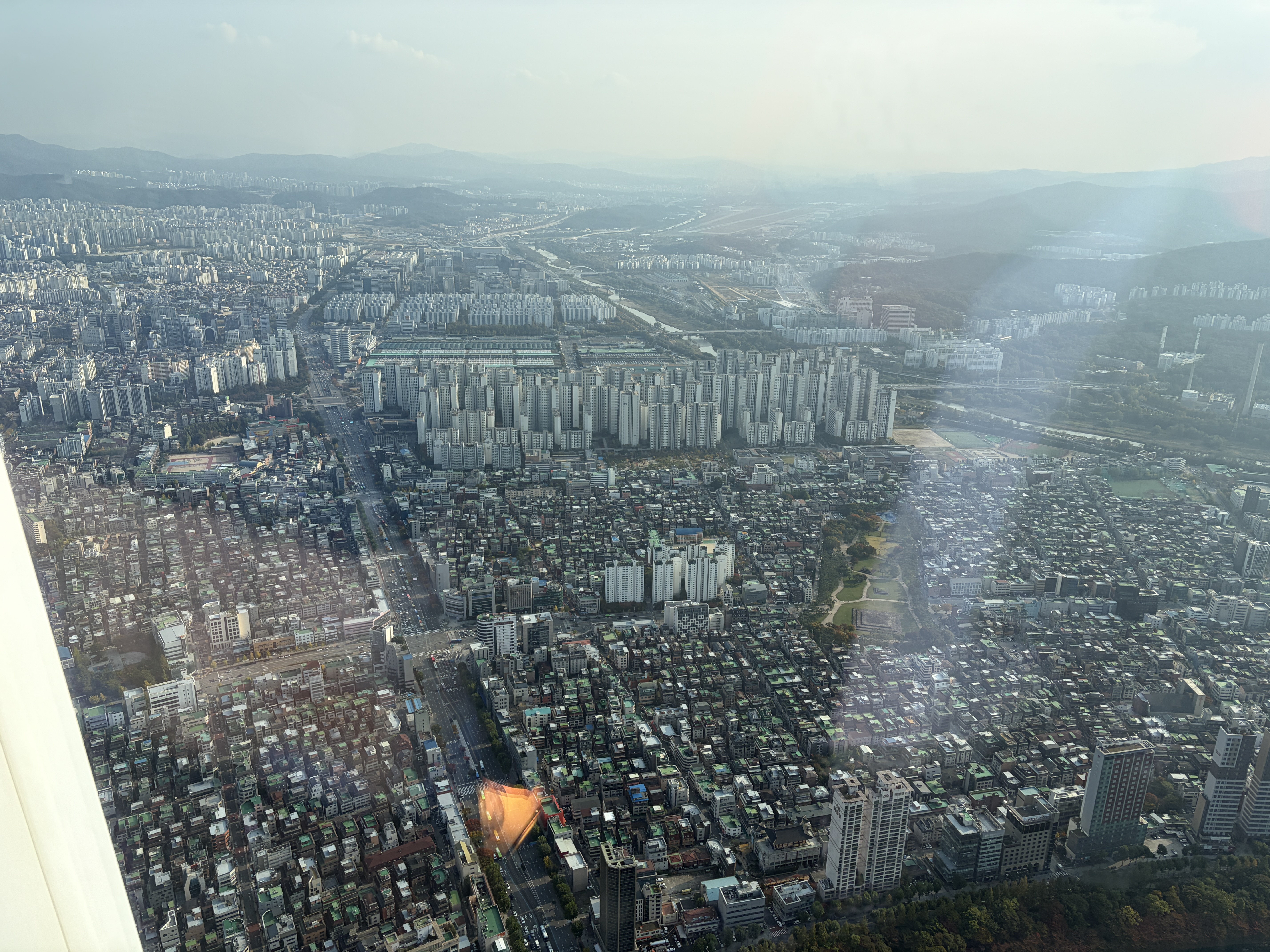 View from Lotte World Sky Observatory